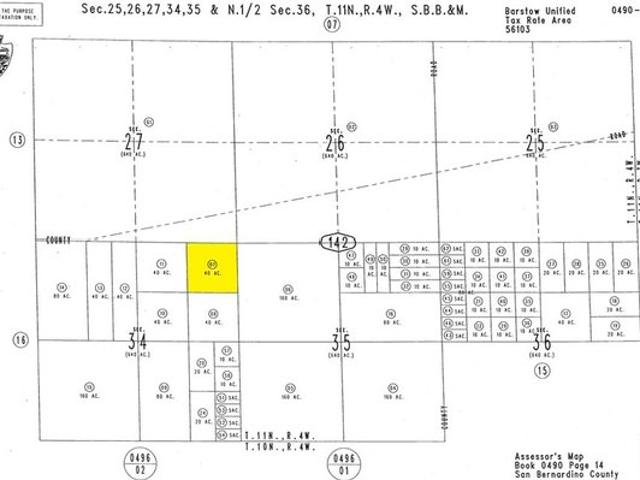 Land for sale in Hinkley, California