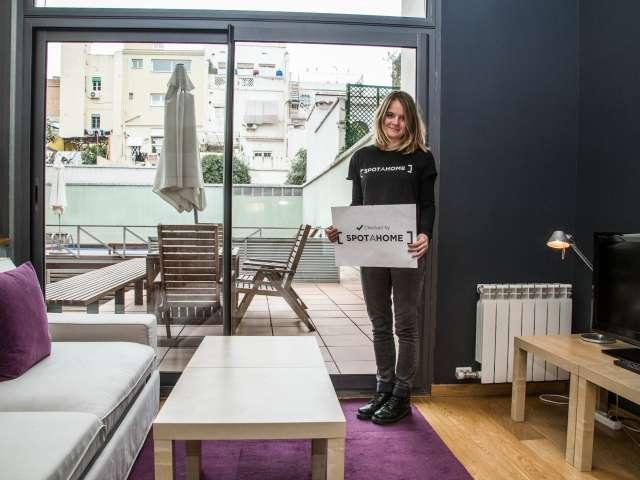 Estudio en alquiler en Barcelona, la Vila de Gràcia