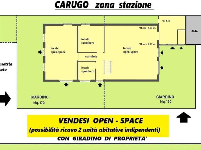 Loft in vendita a Carugo, Como