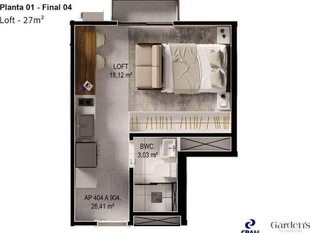 Loft venda em Região Geográfica Imediata de Blumenau, Blumenau