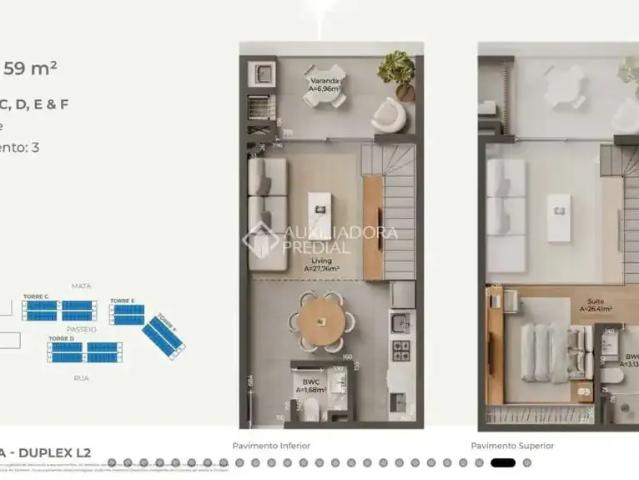 Loft venda em Região Geográfica Imediata de Florianópolis, Desterro
