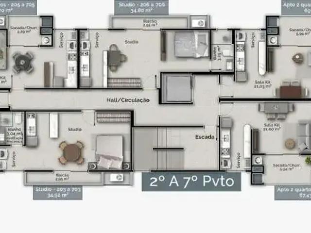 Loft venda em Região Geográfica Imediata de Florianópolis, Desterro