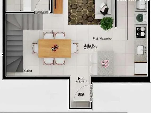 Loft venda em Região Geográfica Imediata de Florianópolis, Desterro