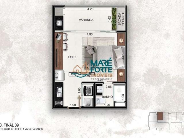 Loft venda em Centro, Barueri