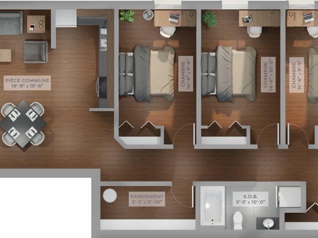 Apartment for rent in Les Nations, Sherbrooke