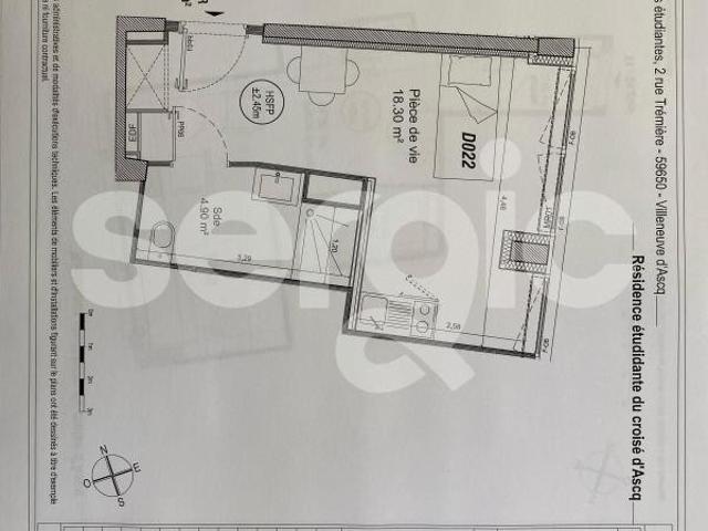 Studio location à Lille