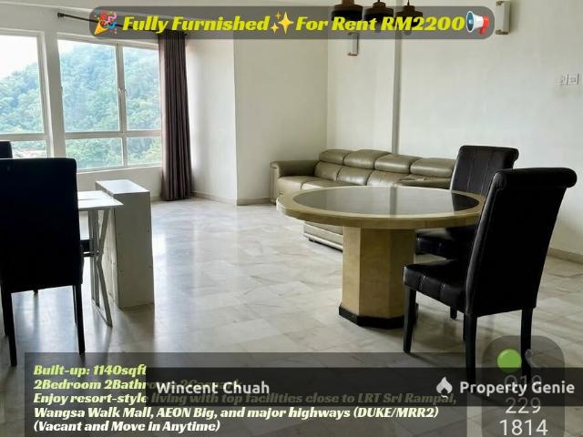 Condominium for rent in Wangsa Maju, Kuala Lumpur