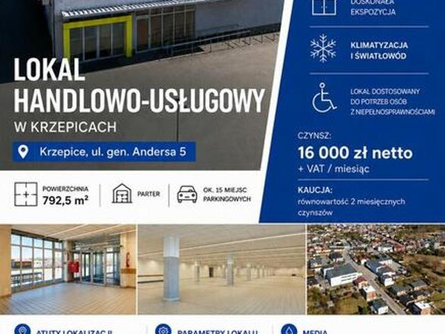 Biuro do wynajęcia w Krzepice, Śląskie