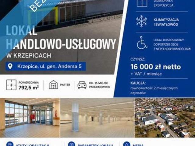 Biuro do wynajęcia w Krzepice, Śląskie