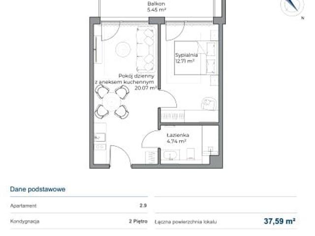 Mieszkanie na sprzedaż w Kosakowo