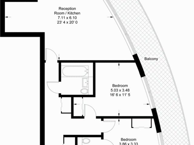 Apartment for rent in Battersea, Greater London