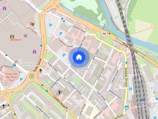 Apartment for rent in Castlefields, Derby
