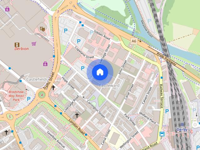 Apartment for rent in Castlefields, Derby