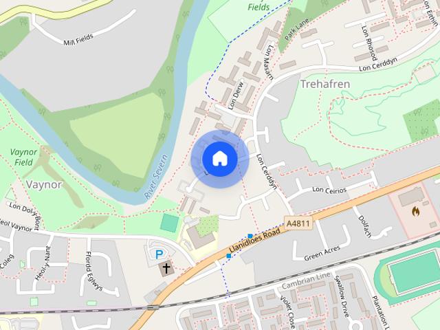 House for rent in Trehafren, Wales