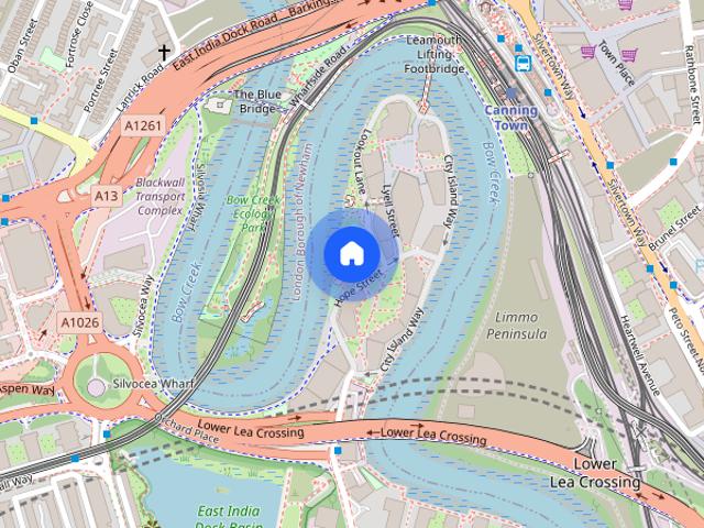 Apartment for rent in London City Island, Blackwall