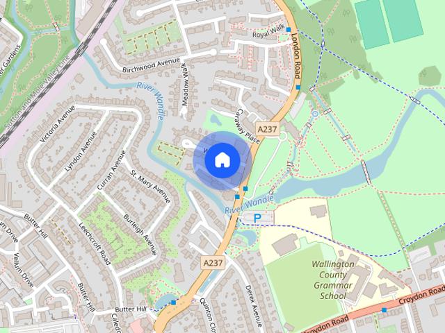 House for rent in Hackbridge, Greater London