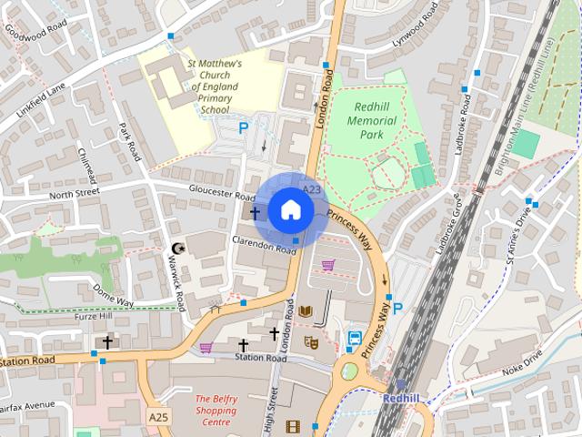 Apartment for rent in Redhill, Reigate and Banstead