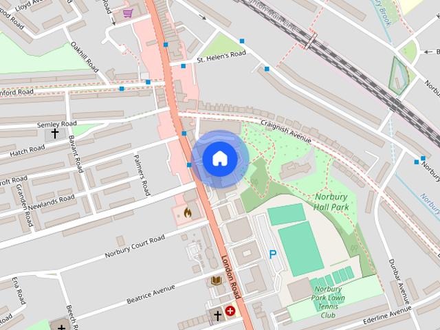Apartment for rent in London Borough of Croydon, Norbury