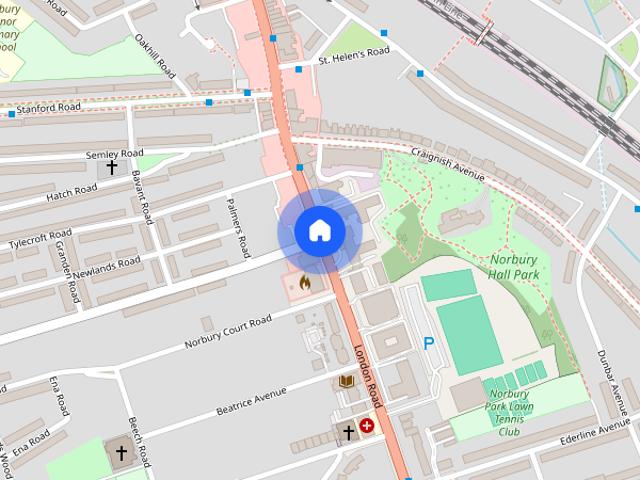 Studio for rent in London Borough of Croydon, Norbury