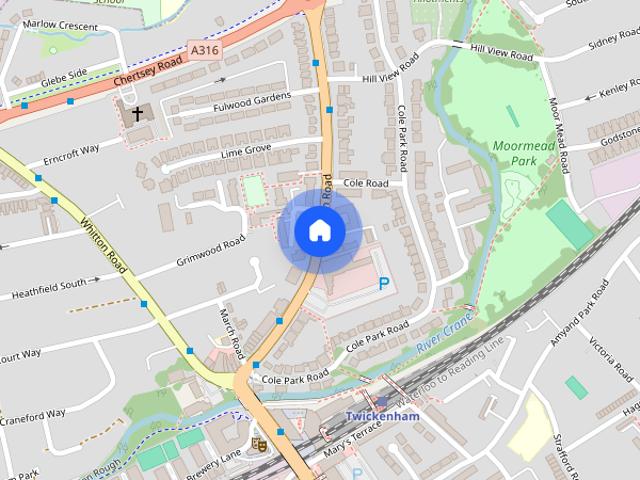 Apartment for rent in St Margarets, Greater London