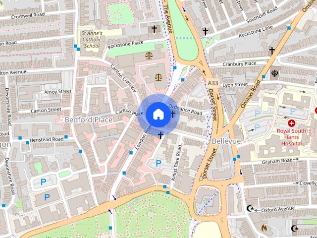Apartment for rent in Bedford Place, Southampton