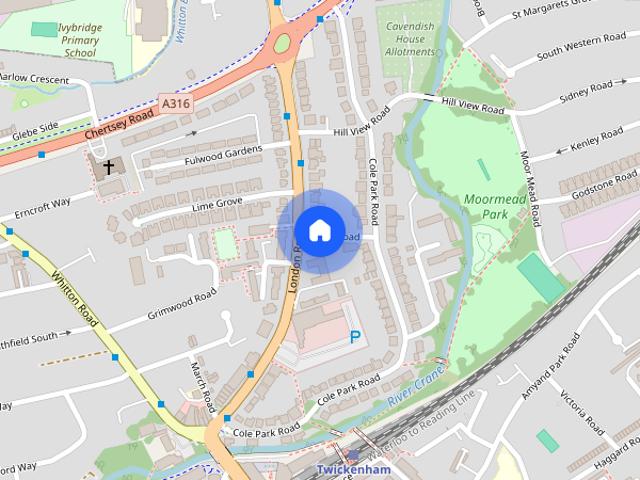 Apartment for rent in St Margarets, Greater London