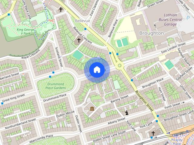 Apartment for rent in Broughton, Scotland