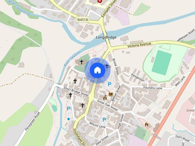 House for rent in Llanidloes, Wales