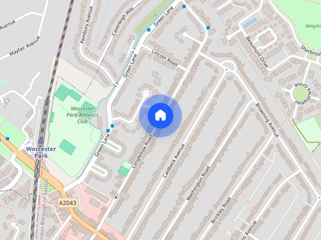 House for rent in Worcester Park, Worcester Park