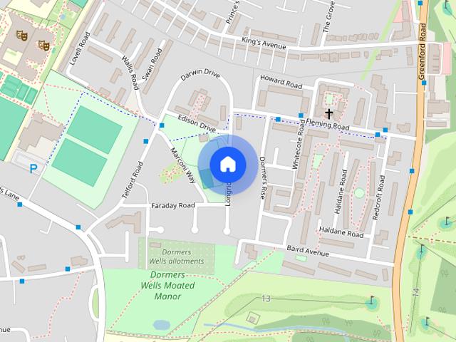 House for rent in Golf Links estate, Greater London