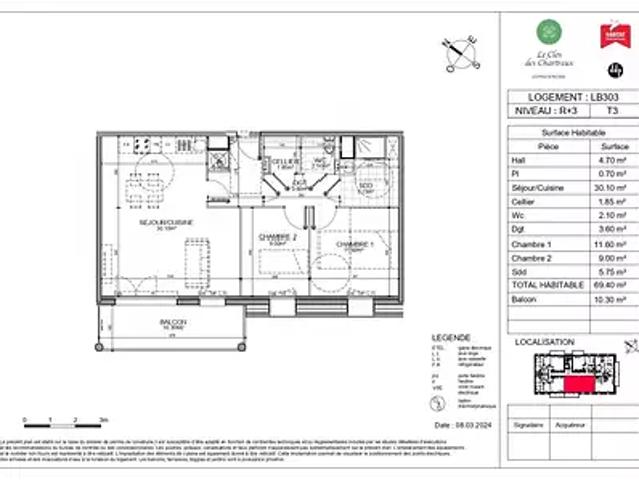 Appartement vente à Saint-Omer, Longuenesse