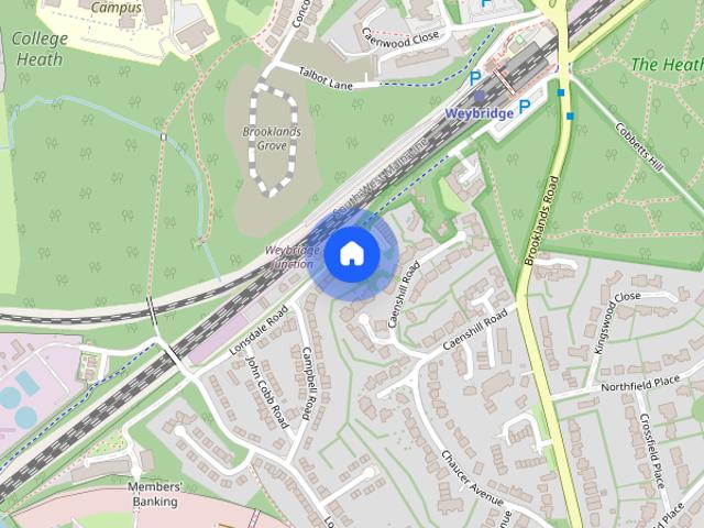 House for rent in Weybridge, Elmbridge