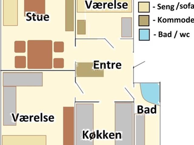 Lejlighed til leje i Valby, København
