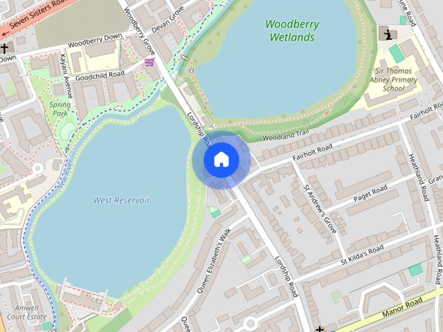 Apartment for rent in Woodberry Down, Stoke Newington