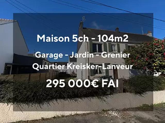Maison vente à Lorient, Bretagne