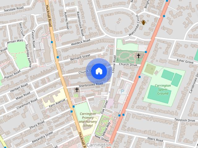 House for rent in Carrington, City of Nottingham