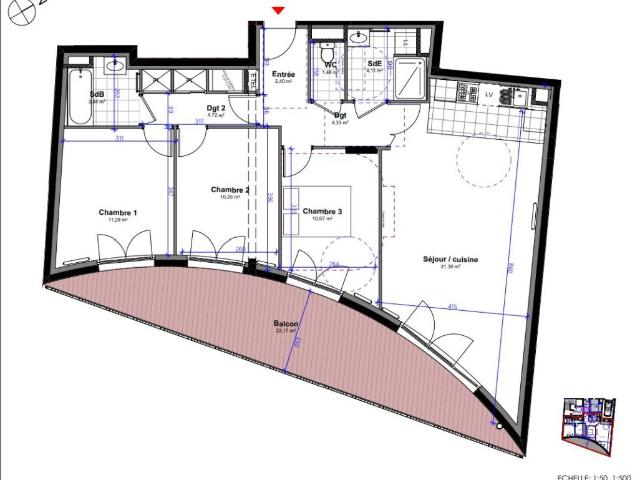 Appartement vente à Nanterre, Suresnes