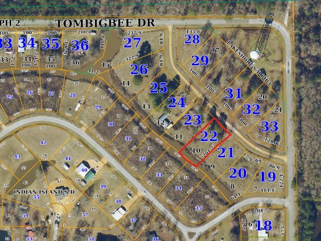 Land for sale in Aberdeen, Mississippi