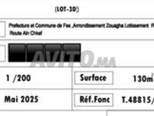 Propriété vente à Fès