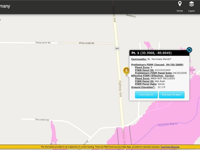 Land for sale in Lacombe, Louisiana