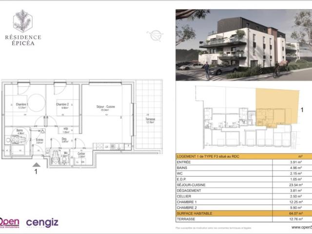 Appartement vente à Thionville, Aumetz