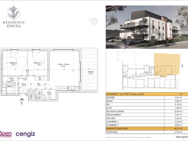 Appartement vente à Thionville, Aumetz