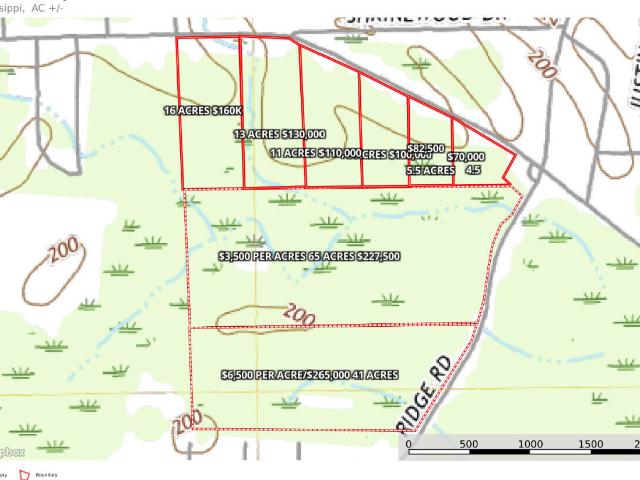 Land for sale in Columbus, Mississippi
