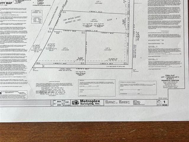 Land for sale in Aubrey
