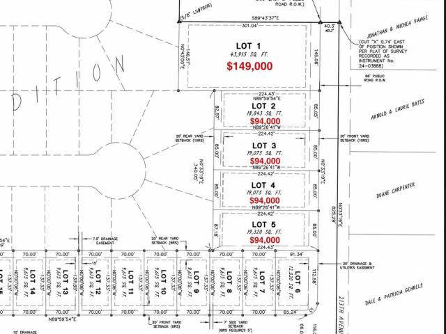 Land for sale in Milford, Iowa