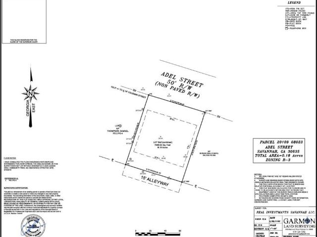 Land for sale in Staley Heights, Savannah