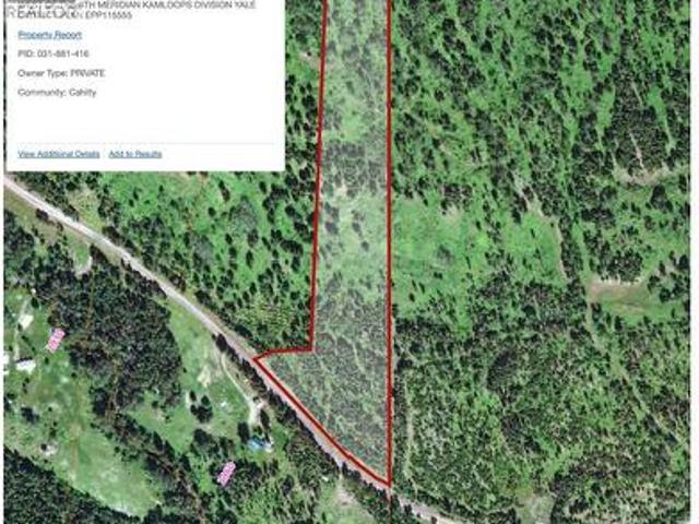 Land for sale in Louis Creek, British Columbia