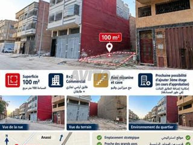 Propriété vente à Anfa, Sidi Moumen
