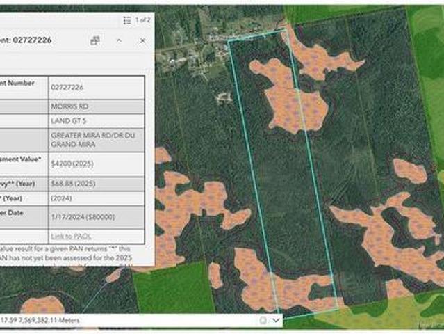 Land for sale in Bartibog, New Brunswick