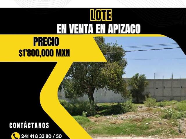 Terreno en venta en Cerrito de Guadalupe, Apizaco